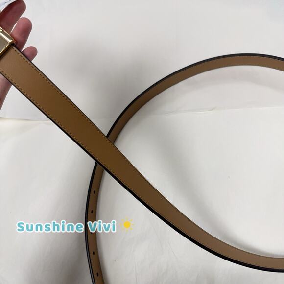 NEW Coach Buckle Cut To Size Reversible Belt 25Mm Honey Brown Maple CF269 - Picture 5 of 7